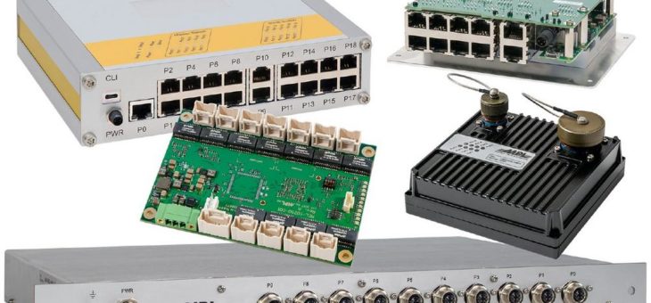 Flexibler, robuster managed Gigabit Switch mit grossem Temperatur- und Spannungs-Bereich