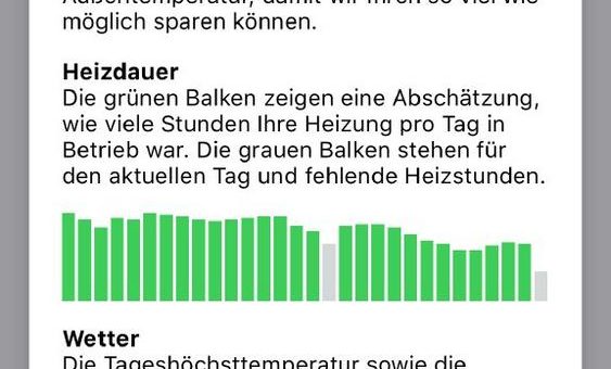 Umfassende Details-Funktion schafft mehr Transparenz in der Wiser Heat App von Eberle