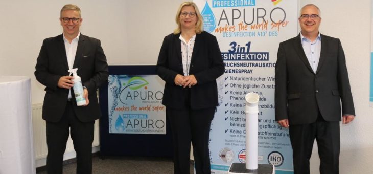 Neuansiedlung: Wirtschaftsministerin Anke Rehlinger besucht Apuro GmbH in Wadgassen