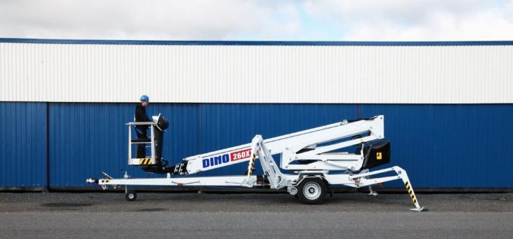 Anhänger Arbeitsbühnen DINO Lift aus Finnland