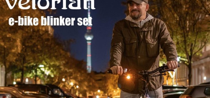 Neuentwickeltes E-Bike Blinkerset reif für Serienproduktion