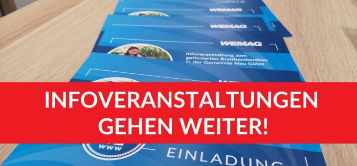 Einwohnerversammlungen werden wieder aufgenommen