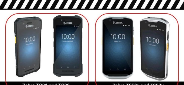 Neue MDE-Hardware von Zebra: TC21/26 und TC52x/57x