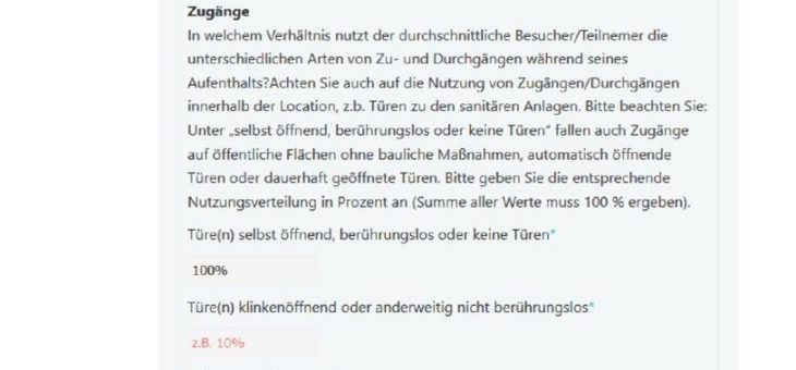 Beurteilungshilfe zur Bewertung der Verbreitungswahrscheinlichkeit von SARS-CoV-2  unterstützt Planung und Umsetzung sicherer Veranstaltungen!