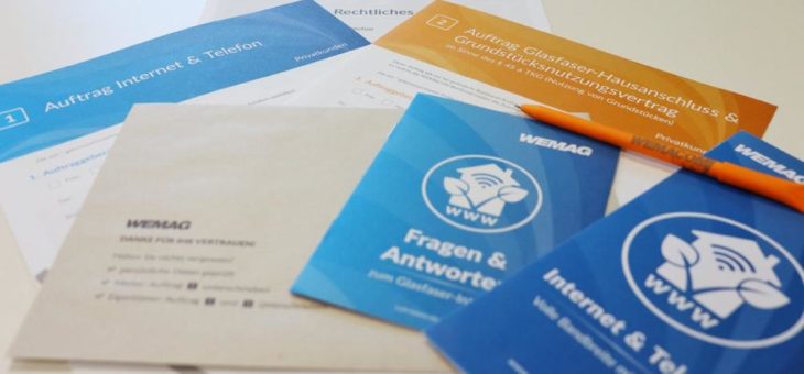 Planungsphase in vier weiteren Glasfaser-Ausbaugebieten verlängert
