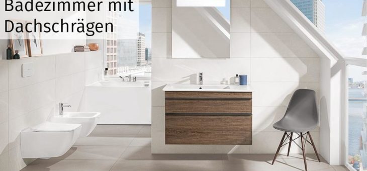 Ganz schön schräg – Badezimmer mit Dachschrägen