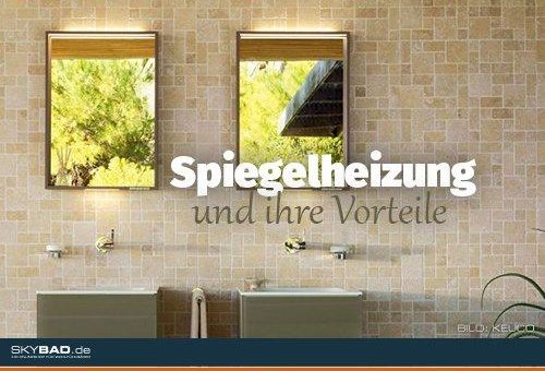 Spiegelheizung und ihre Vorteile