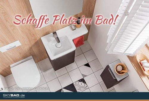 Mach Platz in Deinem Bad