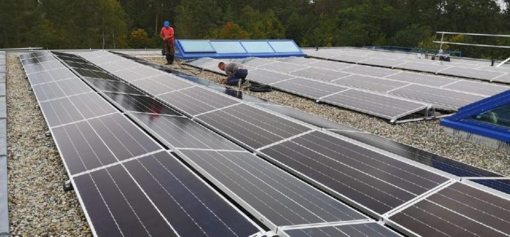 Montage einer Solaranlage