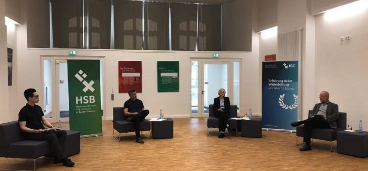 Virtueller Experten-Talk der HSB Professional School über Corona-App mit über 100 Anmeldungen sehr erfolgreich