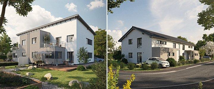 Gemischtes Doppel: Zwei Wohneinheiten unter einem Dach