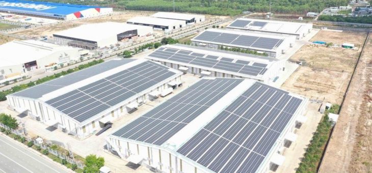 Gantner rüstet fünf große Solar-Dachanlagen in Vietnam aus