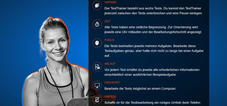 TestTrainer: CYQUEST bietet mit dem TestTrainer eine Möglichkeit für Online-Einstellungstests zu üben