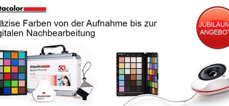 Datacolor Sommer-Promotion: SpyderX-Sonderangebote