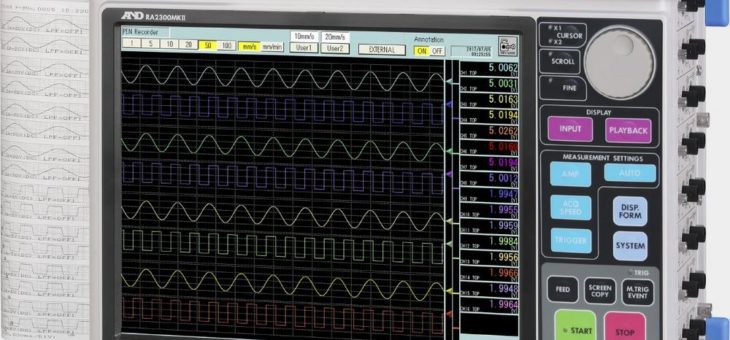 Multifunktionale Oscillographic Recorder im robusten Industriegehäuse mit Solid State Disc