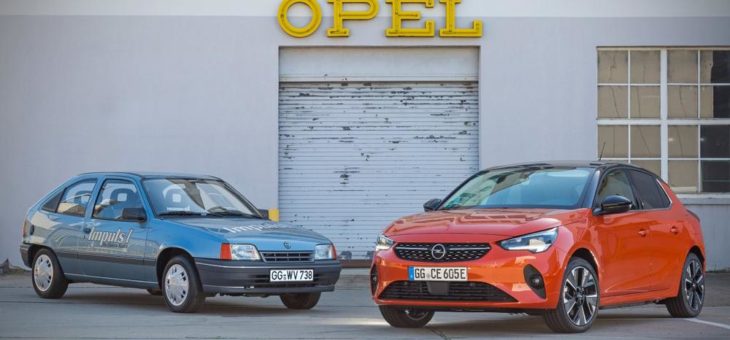 Vorfahre des Opel Corsa-e: Der Kadett Impuls I feiert 30. Geburtstag