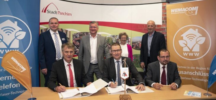 WEMACOM baut Glasfasernetz für Gewerbegebiete der Stadt Parchim