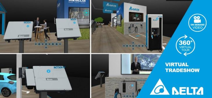 Virtuelle Delta-Messe – Neue String-PV-Wechselrichter, PV-Anlagenmanagement und E-Mobility-Lösungen