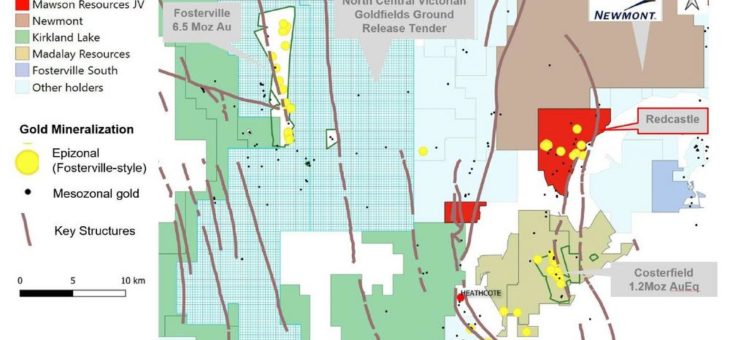 Mawson bereitet Bohrungen im hochgradigen Goldprojekt Redcastle in Victoria, Australien, vor