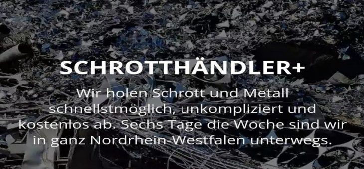Ihr Partner für die Schrottabholung in Bergkamen