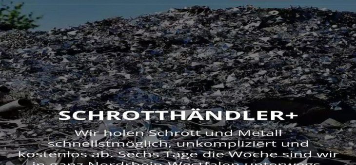 professionelle und unkomplizierte Schrottentsorgung & Schrottabholung in Dortmund