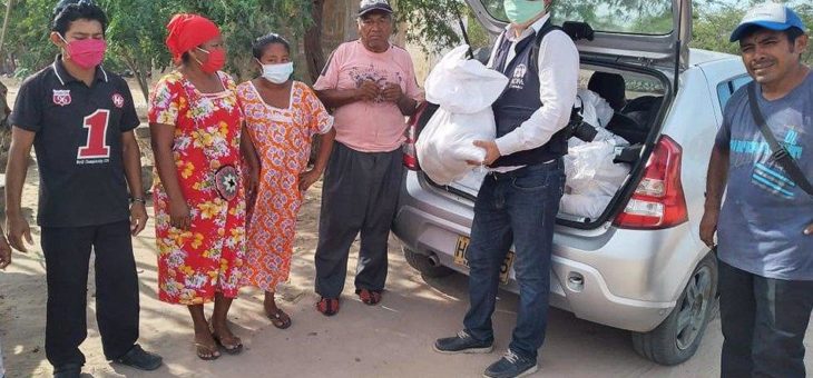 Nordkolumbien: ADRA verteilt Lebensmittelkörbe an indigene Familien