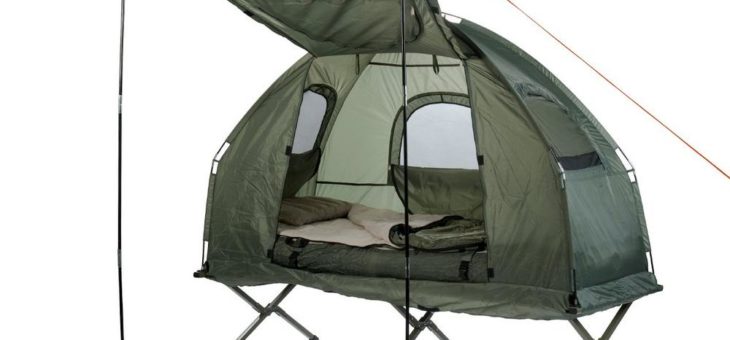 Semptec 4in1-Camping-Zelt für ein oder zwei Personen