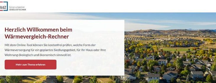 Neues Online-Tool: Wärmevergleich-Rechner berechnet Wärmekosten und CO2-Bilanz