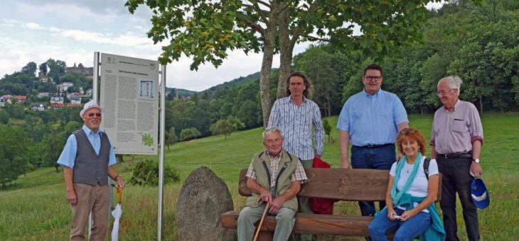 Einweihung der Geopunkt-Tafel „Der Galgen von Lindenfels“