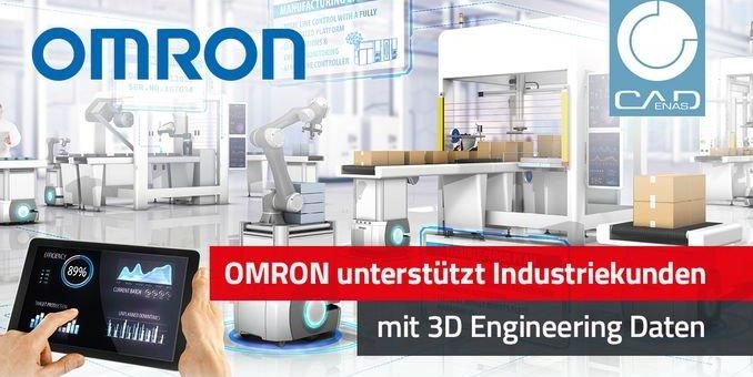 OMRON stellt 3D Engineering Daten für OEM- und Industriekunden in CADENAS Lösungen zur Verfügung