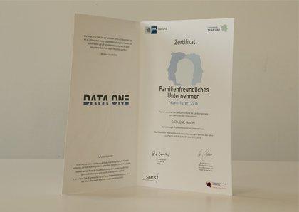 Data One punktet erneut bei  Familienfreundlichkeit