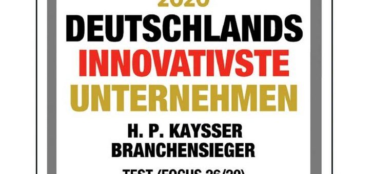 H. P. Kaysser für Innovationen ausgezeichnet