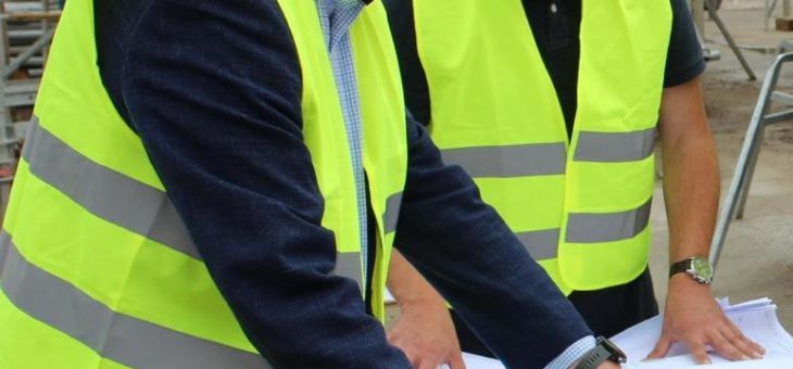 Die Rohbauarbeiten schreiten voran