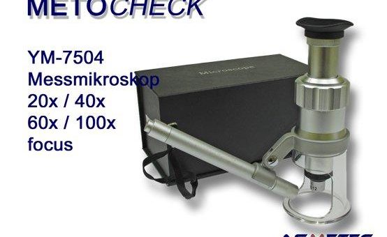 Hochwertig verarbeitete Messmikroskope von Asmetec – METOCHECK Serie YM-7504