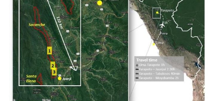 Erweiterung von Hannans gewährten Bergbaukonzessionen in San Martin, Peru