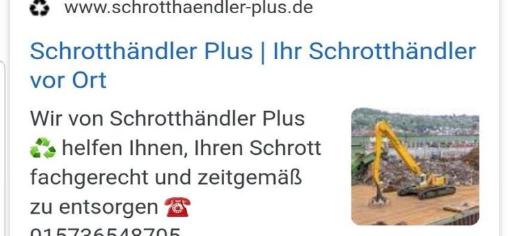 Schrotthändler Plus – Schrotthändler In ganz NRW