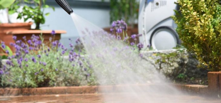 Blitzsauber mit Hochdruckreinigung