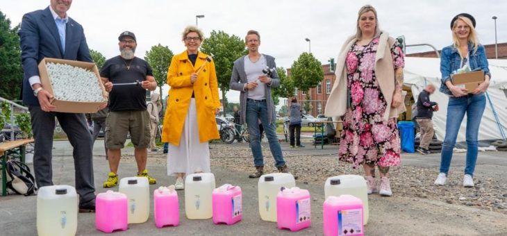 Münsters Friseure spenden Shampoo und Seife