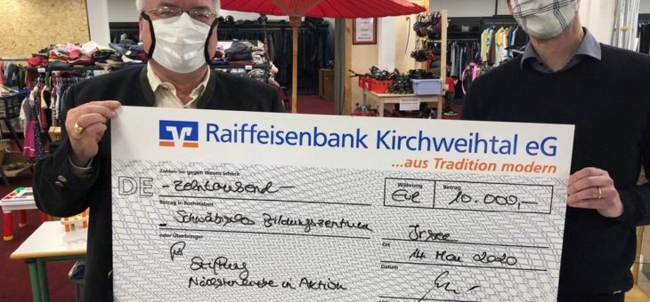 Bezirkseinrichtung unterstützt Stiftung „Nächstenliebe in Aktion“