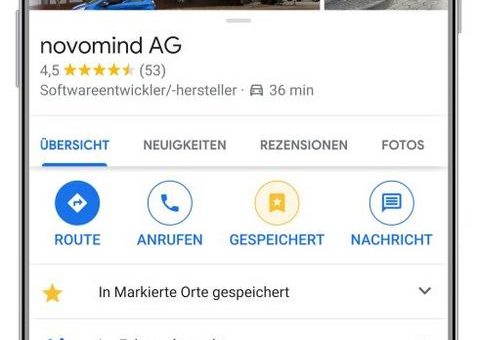 novomind bietet Google’s Business Messages an