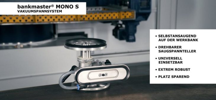bankmaster®️ MONO S – Ihr mobiler Helfer für horizontales und vertikales Spannen