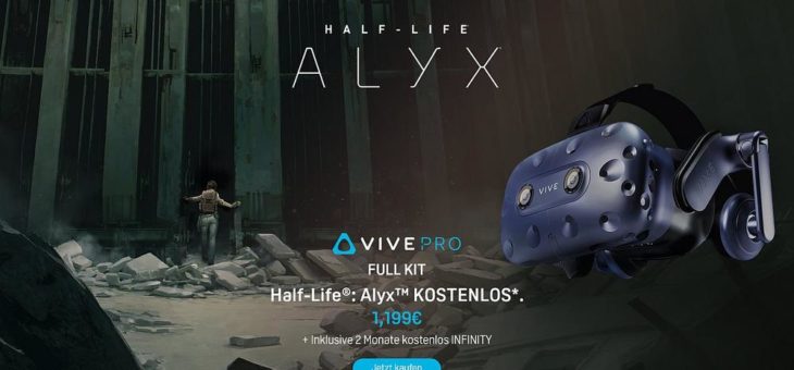 HTC Vive Pro Full Kit jetzt mit Half-Life: Alyx