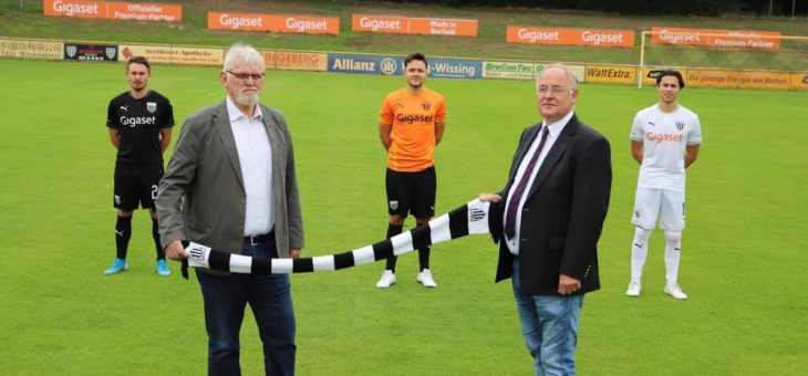 Gigaset erweitert Werbepartnerschaft beim 1. FC Bocholt