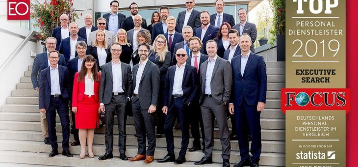 EO erneut als TOP Personalberater von FOCUS Business ausgezeichnet