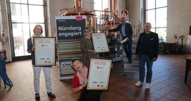 10. Nürnberger Herz: Ehrenamtspreis für Bürgerverein Langwasser, Kulturverein rote Bühne und Sternchenmarkt