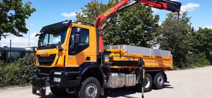 Perfekte Lösungen für den Kommunalen-Winterdienst: IVECO Daily, IVECO Eurocargo und IVECO Trakker als Dreiseitenkipper mit Winterdienstausstattung