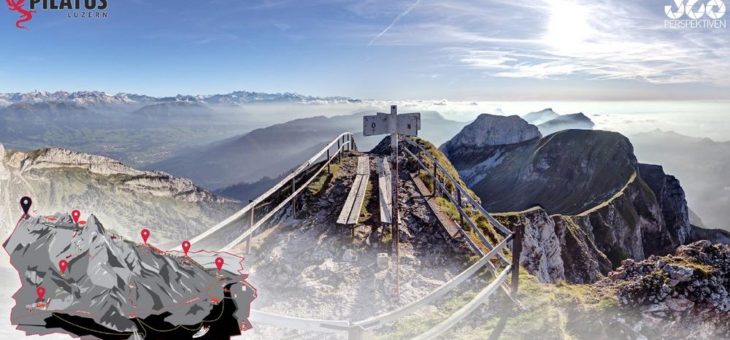 Den Pilatus in einer interaktiven 360° Tour geniessen – das Bergerlebnis für Daheim