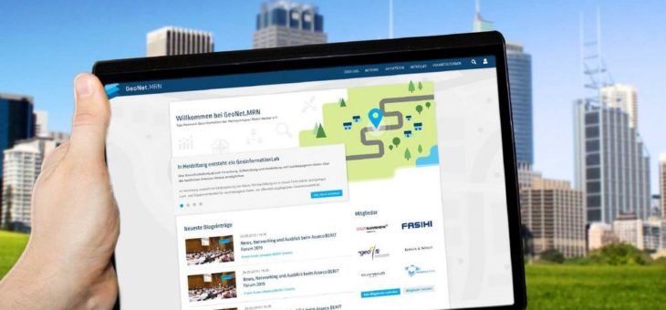 Neues Design für Kommunikationsplattform GeoNet.MRN