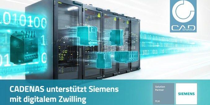 CADENAS Technologie vereinfacht Zugang zu Planungsdaten von Siemens Industrieprodukten für Maschinenbauer