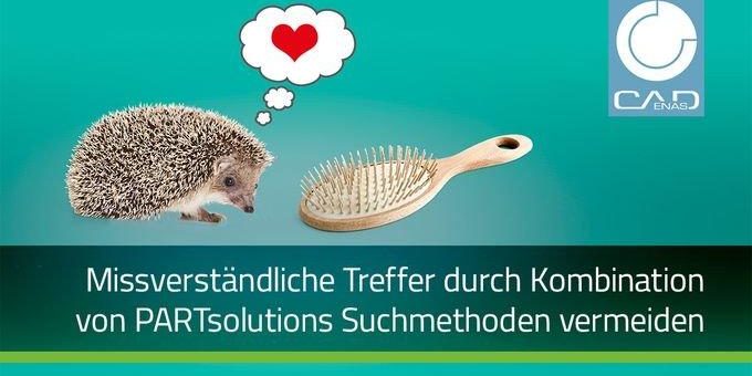 Keine falschen Treffer durch die clevere Kombination der intelligenten Suchmethoden von CADENAS